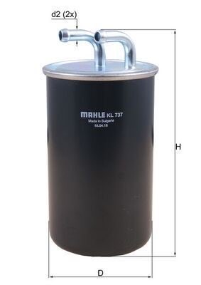 Mahle KL 737 Fuel Filter