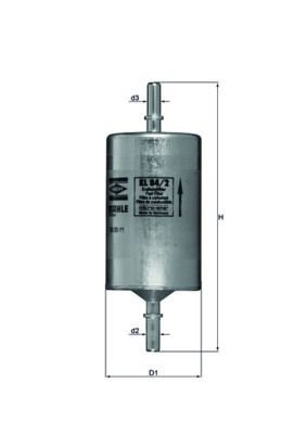 Mahle KL 84/2 Fuel Filter