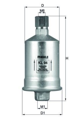 Mahle KL 94 Fuel Filter