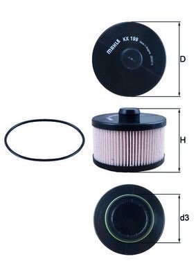 Mahle KX 199D Fuel Filter