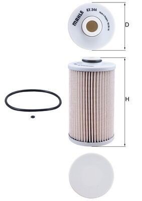 Mahle KX 344D Fuel Filter, photo 2