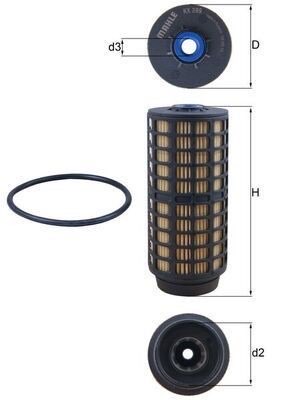 Mahle KX 399D Fuel Filter