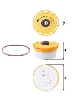 Mahle KX 479D Fuel Filter