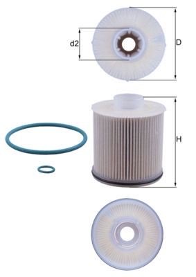 Mahle KX 486D Fuel Filter