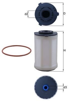Mahle KX 655D Fuel Filter