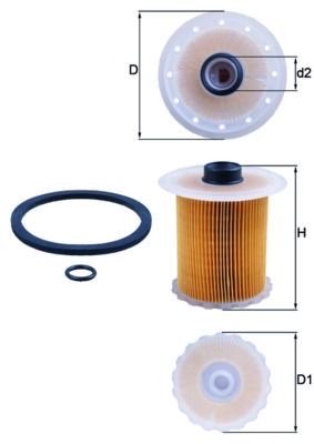 Mahle KX 81D Fuel Filter