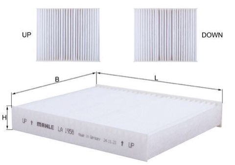 Mahle LA 1958 Pollen Filter