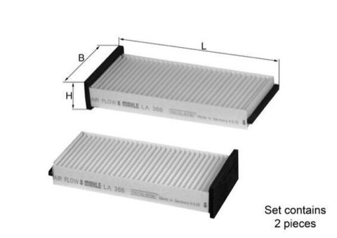 Mahle LA 366/S Pollen Filter