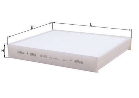 Mahle LA 472 Pollen Filter, photo 3