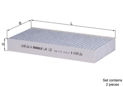 Mahle LAK 122/S Pollen Filter