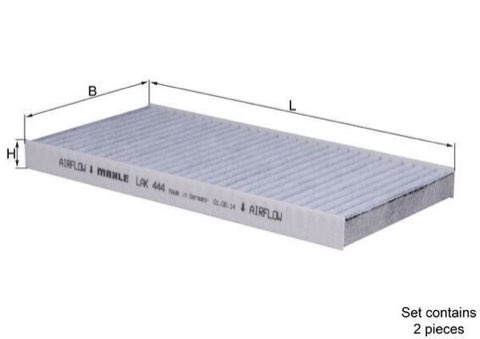 Mahle LAK 444/S Pollen Filter