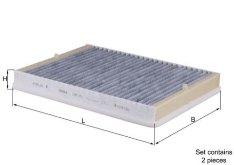 Mahle LAK 73/S Pollen Filter