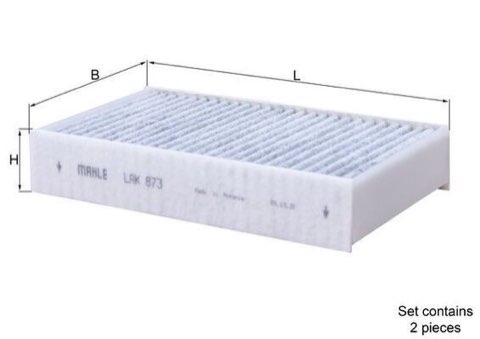 Mahle LAK 873/S Pollen Filter, photo 2