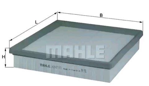 Mahle LX 2077/3 Air Filter, photo 2