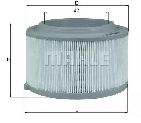 Mahle LX 3458 Air Filter, photo 3