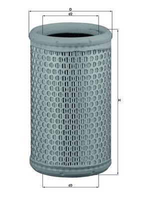 Mahle LX 646/1 Air Filter