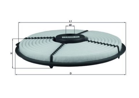 Mahle LX 729 Air Filter