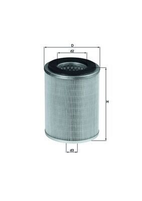 Mahle LX 830 Air Filter