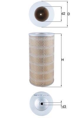 Mahle LX 882 Air Filter