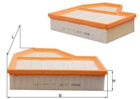 Mahle LX 987 Air Filter