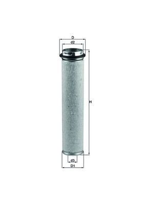 Mahle LXS 5/1 Secondary Air Filter