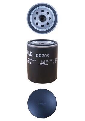 Mahle OC 203 Oil Filter, photo 2