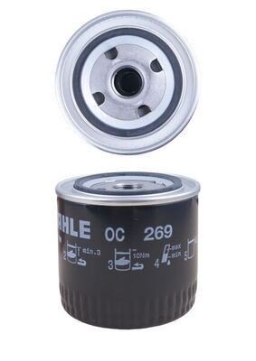Mahle OC 269 Oil Filter, photo 2