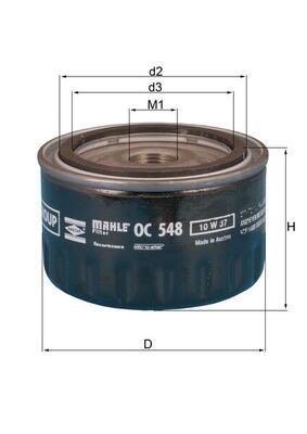 Mahle OC 548 Oil Filter