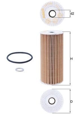 Mahle OX 1048D Oil Filter