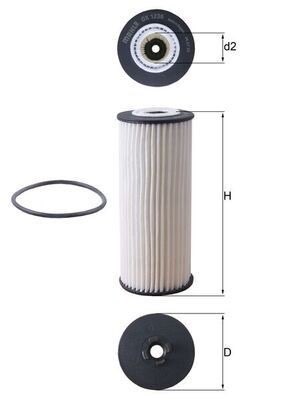 Mahle OX 1236D Oil Filter