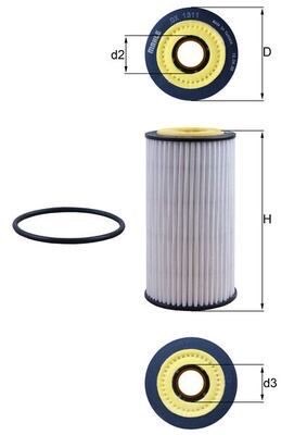 Mahle OX 1311D Oil Filter
