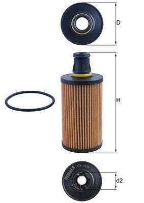 Mahle OX 1338D Oil Filter
