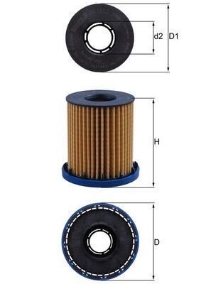 Mahle OX 1350 Oil Filter