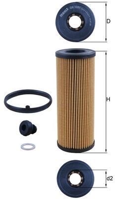 Mahle OX 1351D Oil Filter
