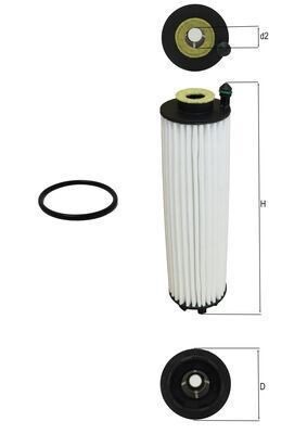 Mahle OX 1366D Oil Filter