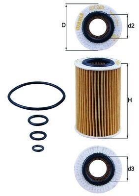 Mahle OX 260D Oil Filter