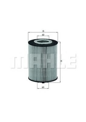 Mahle OX 367D Oil Filter