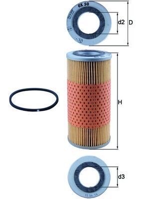 Mahle OX 50D Oil Filter, photo 2