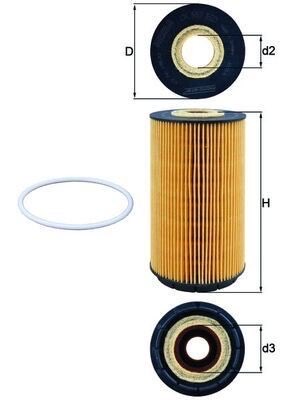 Mahle OX 557D Oil Filter