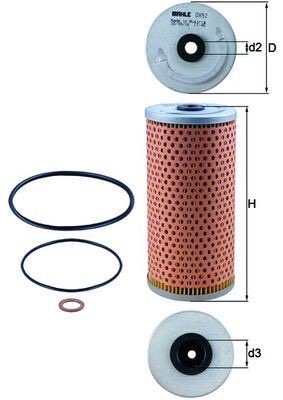 Mahle OX 92D Oil Filter