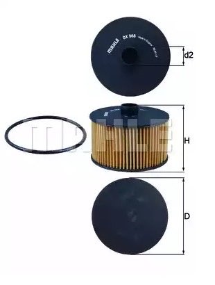 Mahle OX 968D Oil Filter, photo 3