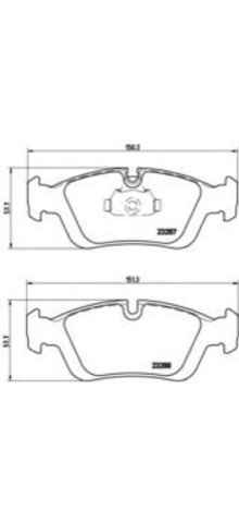 Brembo Prime P 06 024 Brake Pad Set — Front, photo 7