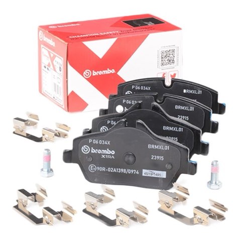 Brembo Xtra P 06 034X Brake Pad Set — Front 132mm, photo 2