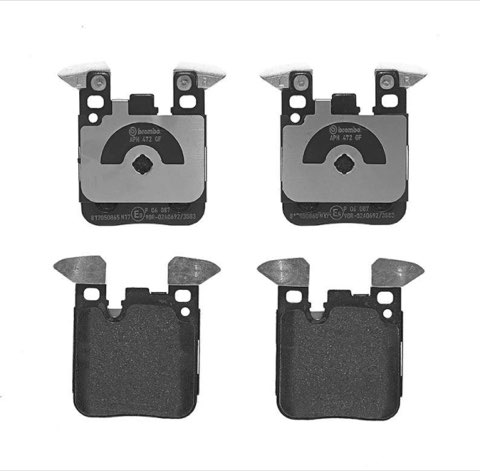 Brembo Prime P 06 087 Brake Pad Set — Rear 72mm, photo 4