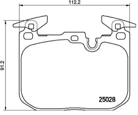 Brembo Prime P 06 088 Brake Pad Set — Front 115mm, photo 2