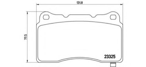 Brembo Prime P 09 004 Brake Pad Set — 132mm, photo 5