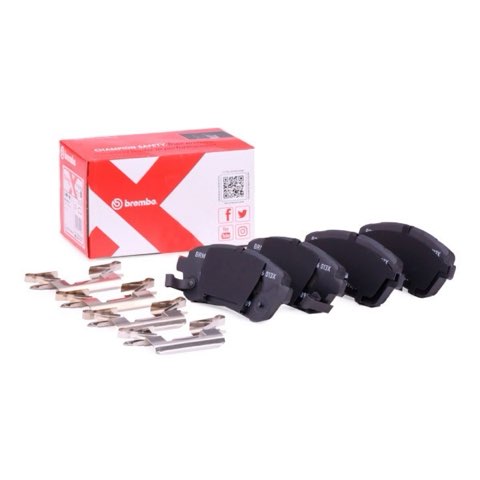Brembo Xtra P 16 013X Brake Pad Set — Front 126mm