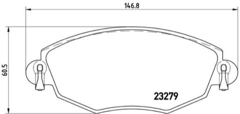 Brembo Prime P 24 060 Brake Pad Set — Front 149mm, photo 8