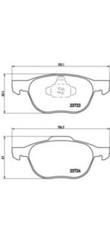 Brembo Prime P 24 061 Brake Pad Set — Front, photo 7