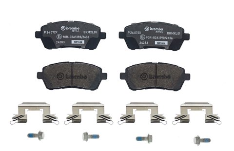 Brembo Xtra P 24 072X Brake Pad Set — 126mm